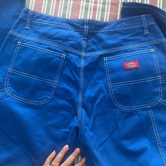 New without tags Dickies royal blue pocketed contrast stitching pants 11/30 - Picture 8 of 8